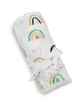 Loulou Lollipop Muslin Swaddle - Neutral Rainbow