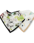 Loulou Lollipop Bandana Bib Set - Sloth