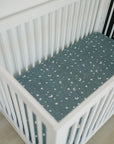 Mebie Baby Fitted Crib Sheet - Night Sky