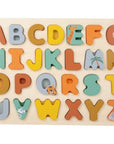 Small Foot Wooden Toys Safari Themed Abcs Letter Puzzle