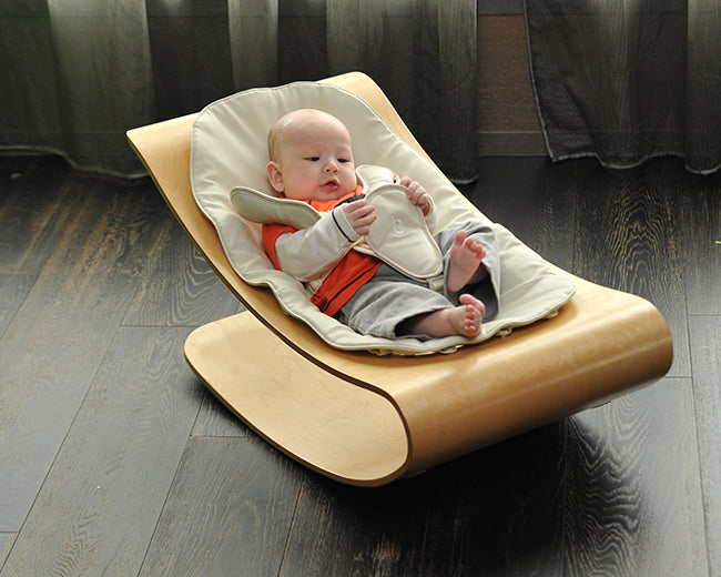 Gold Bloom Rocker Bouncer Infant Lounger Bloom Coco Baby Bouncer