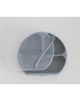 Silicone Suction Plate With Lid and Spoon