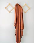 Mebie Baby Stretch Swaddle - Rust