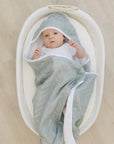 Mebie Baby Muslin Hooded Towel