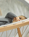 KUMI Bassinet Mesh / Desert with Coco Organic Mattress (SPECIAL ORDER ITEM)