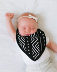 Loulou Lollipop Bandana Bib Set - Mudcloth