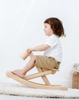 Foldable Rocking Horse - All Natural Wood