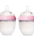 ComoTomo Baby Bottle, Double - 5oz Pink