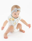 Loulou Lollipop Bandana Bib Set - Wild Rose