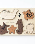 Wooden Tray Puzzle - Ocean Animals