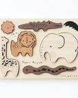 Wooden Tray Puzzle - Safari Animals