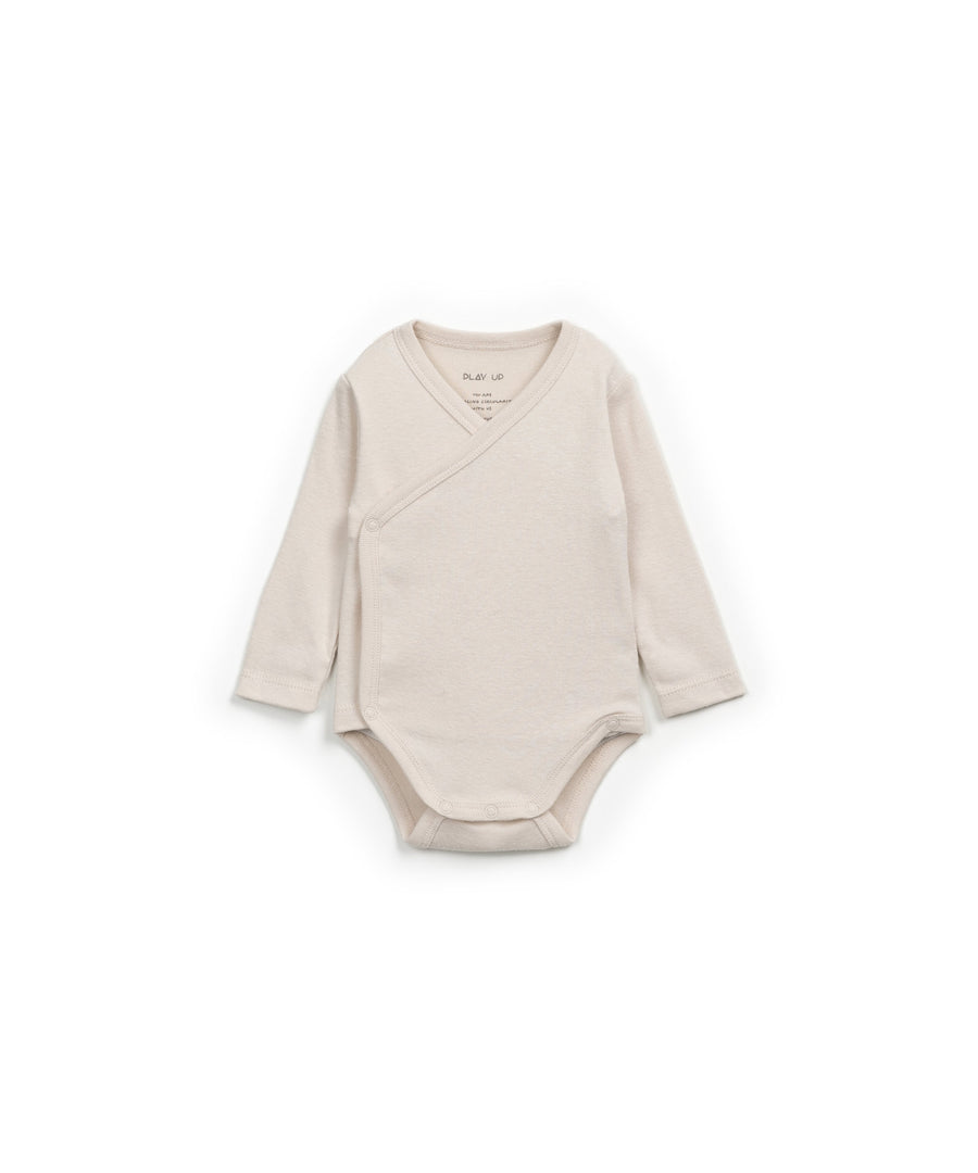 Bodysuit with Snap Opening - Natural