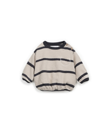 Crewneck Jersey Sweater - Stripes