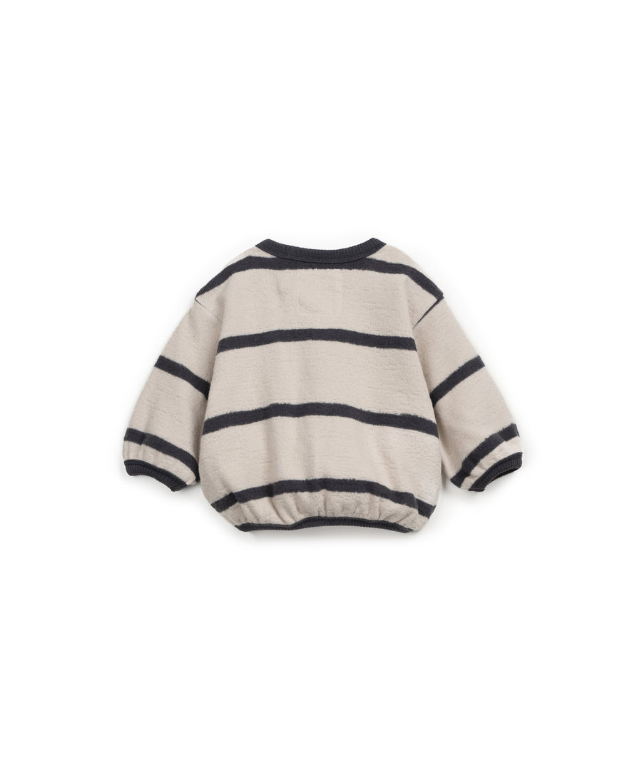 Crewneck Jersey Sweater - Stripes