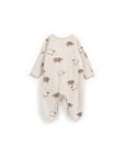 Jumpsuit with sheep print ivory | Wooden Memories