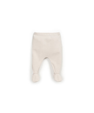 Jersey footed leggings ivory | Wooden Memories