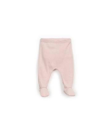 Jersey footed leggings light pink