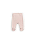 Jersey footed leggings light pink