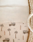 Muslin Blanket / Cars + Palm Trees