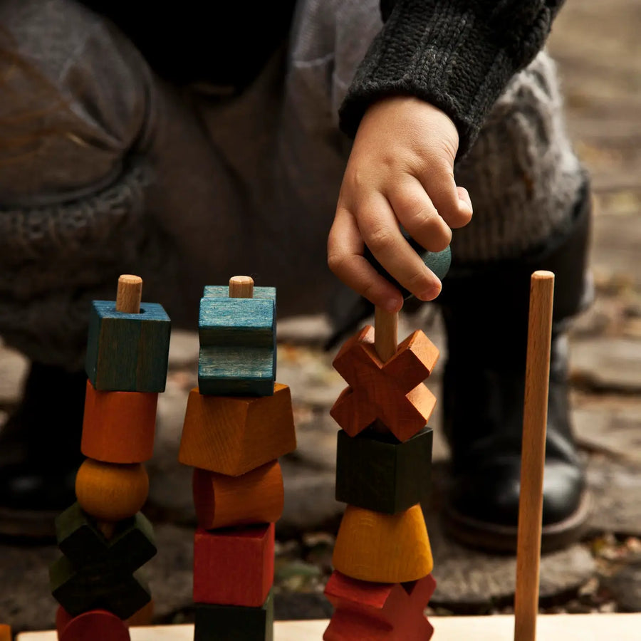 Stacking Montessori Toy - Rainbow