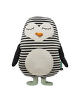 Penguin Pingo Cushion - White / Black