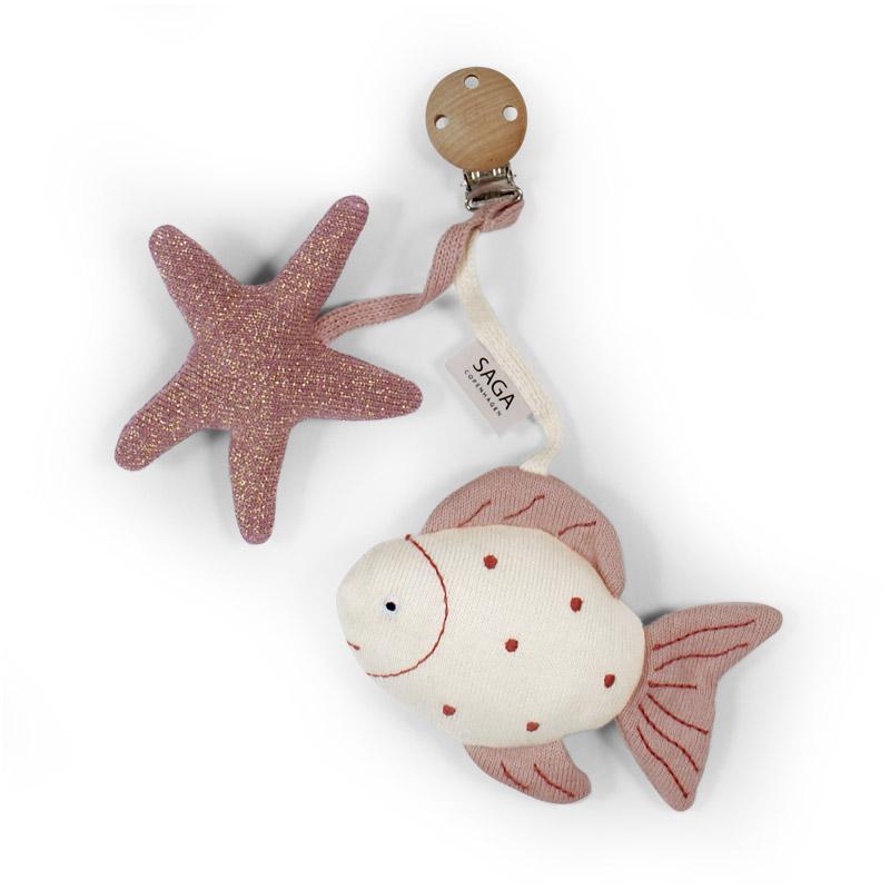Pram Toy - Aqua Sea Blush