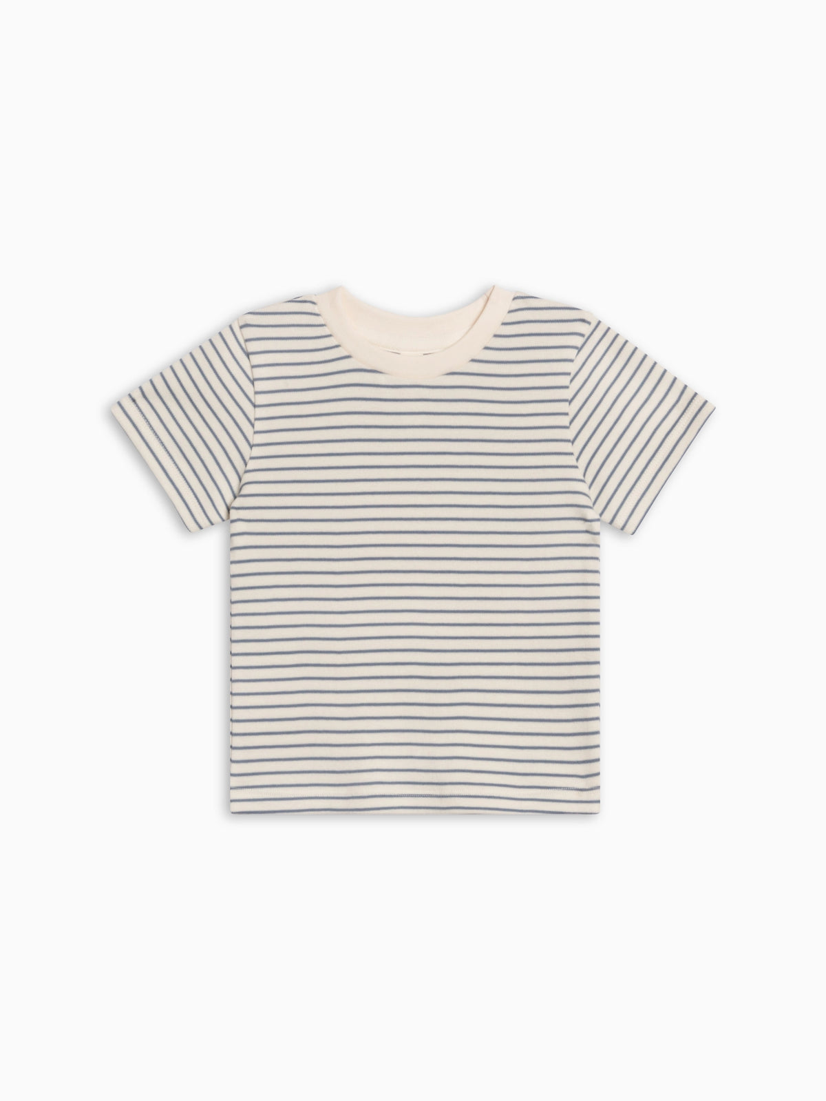 Short Sleeve Crew - Bay Stripe / Ivory + Sea