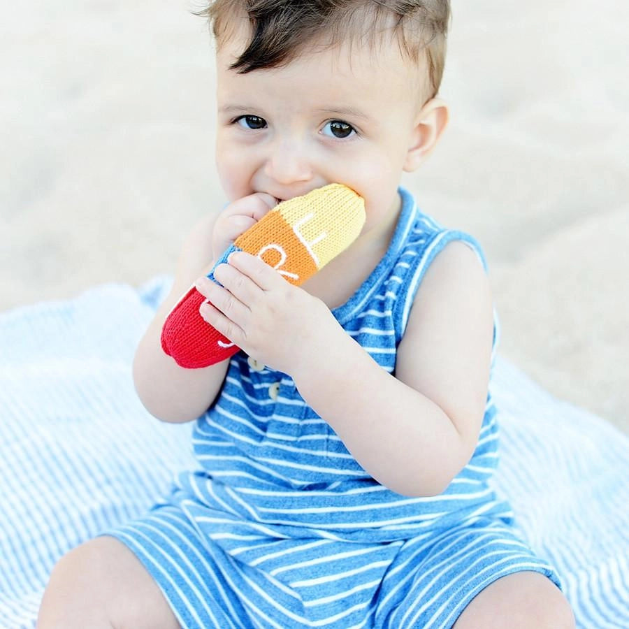 Baby Rattle Toy - Surfboard