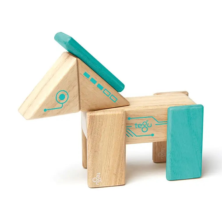 Robo - Magnetic Wooden Block Set