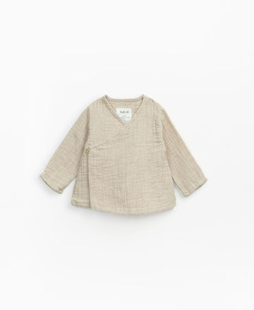 Woven Wrapped shirt - Natural