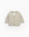 Knitted cardigan - Beige