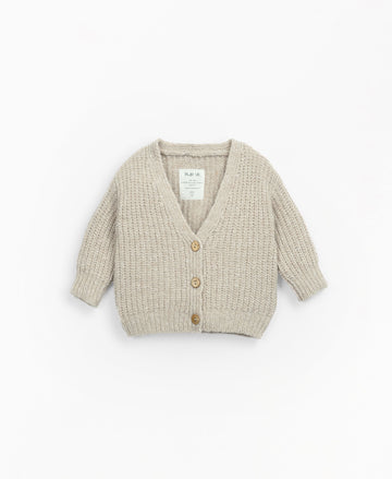 Knitted cardigan - Beige