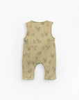 Padded jumpsuit with recycled fibres - Green moss