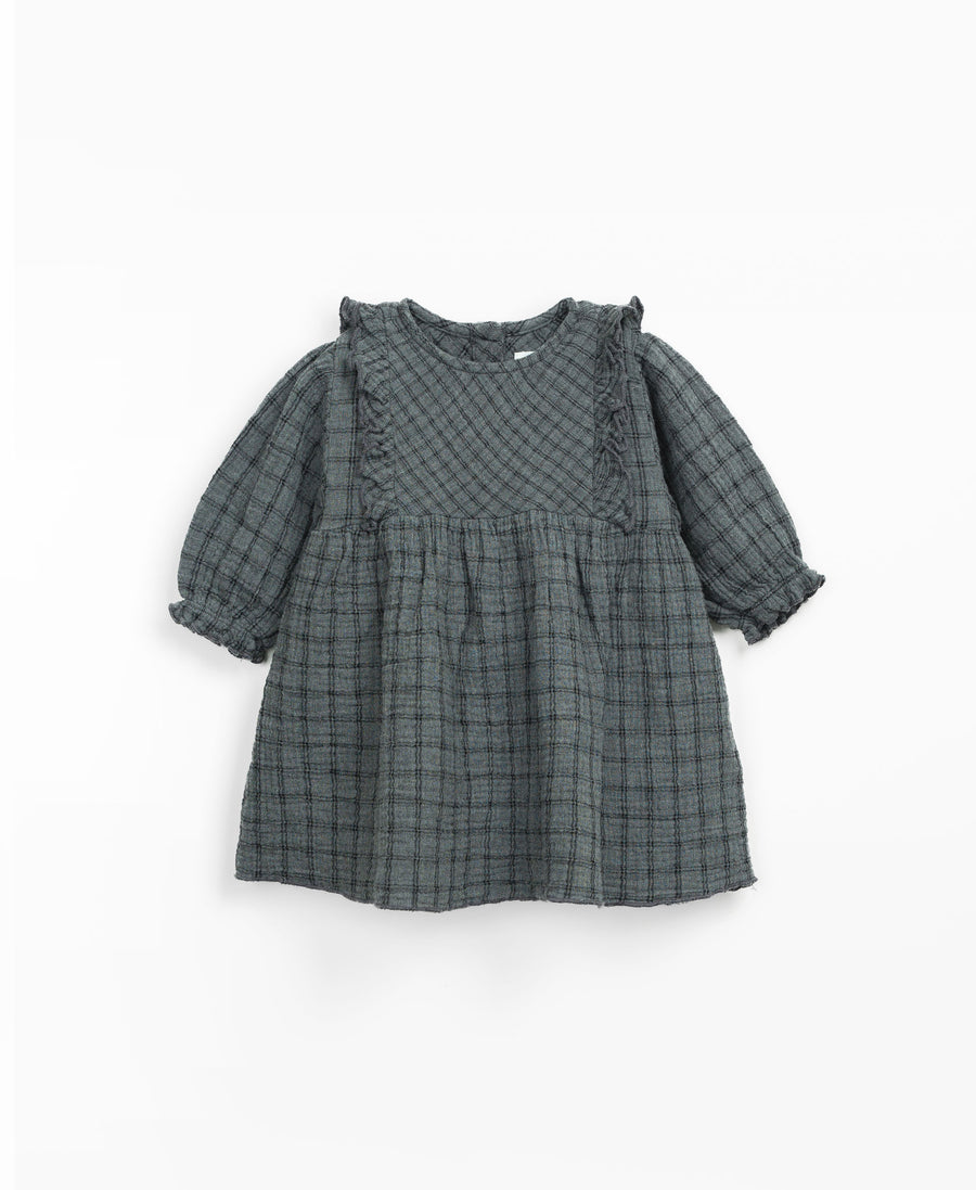 Organic cotton dress with Checked pattern