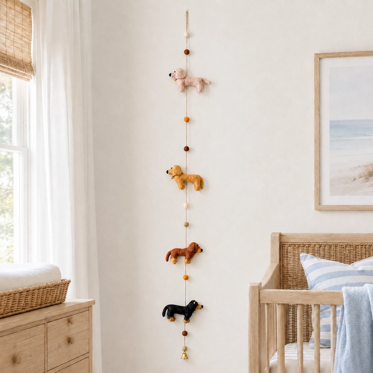 Felt Garland - Dachshund Dog