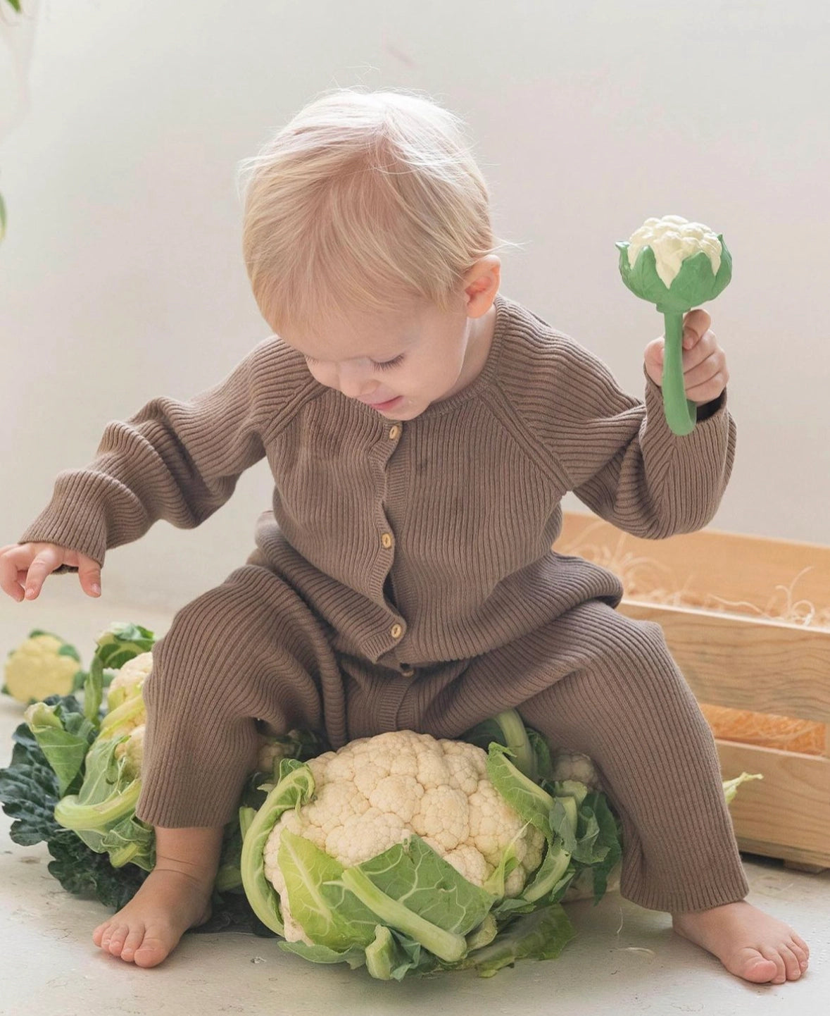 Cauliflower Rattle Toy