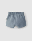 Cotton Shorts with Pocket - Blue