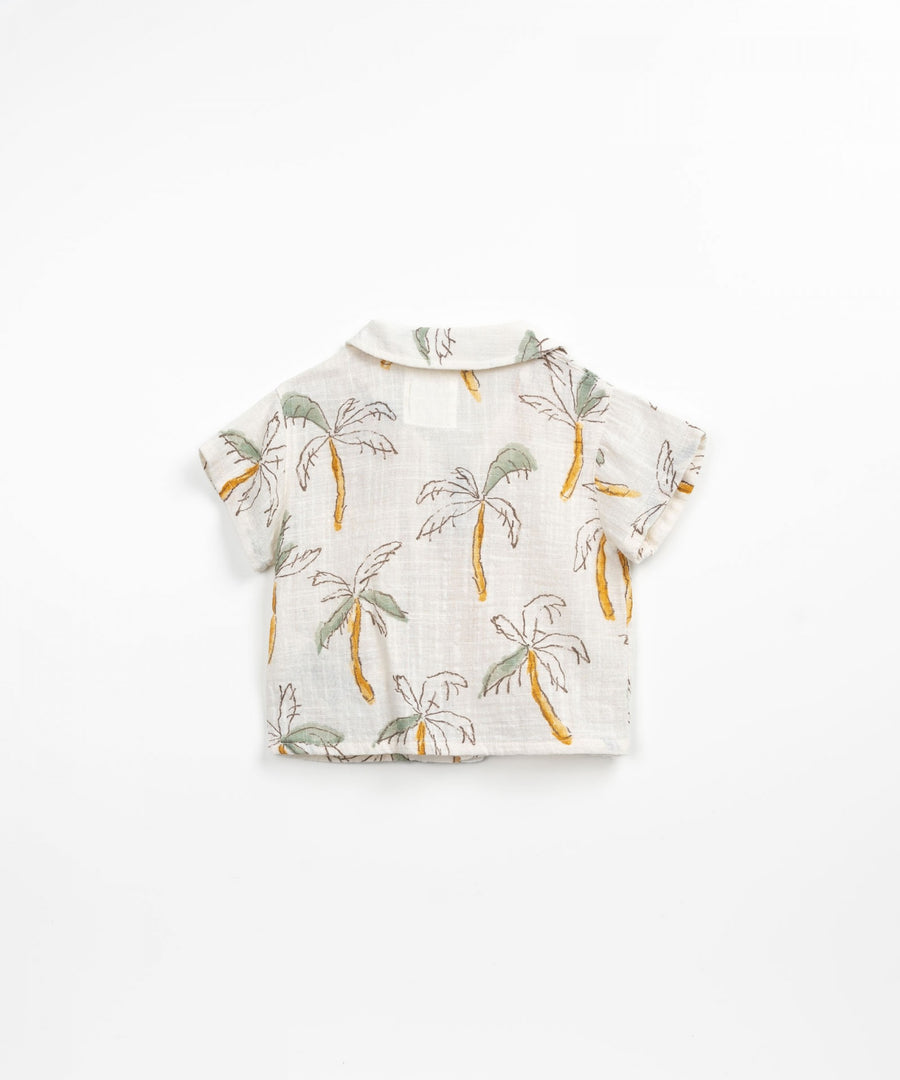 Short-sleeved shirt - Palm tree print
