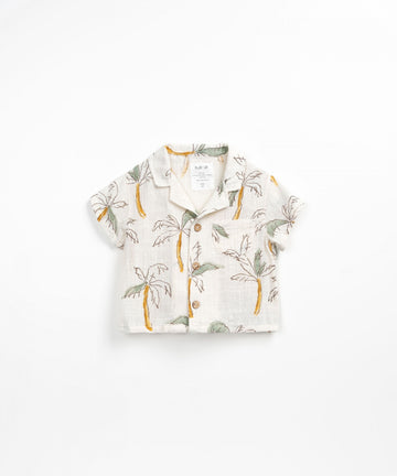 Short-sleeved shirt - Palm tree print