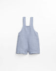 Linen jumpsuit with breast pocket - Blue