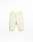 Trousers in mixture of organic cotton and recycled cotton - Light Green