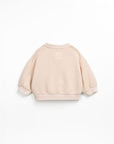 Crewneck with front pockets - Blush