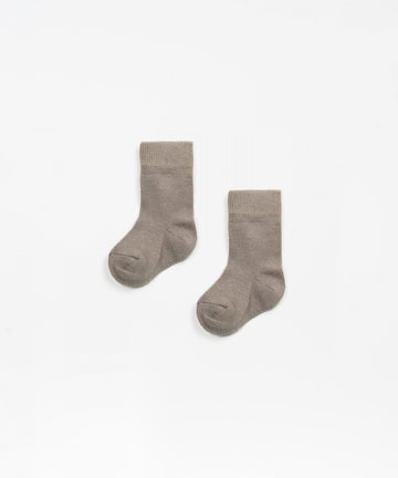 Ribbed socks - Taupe