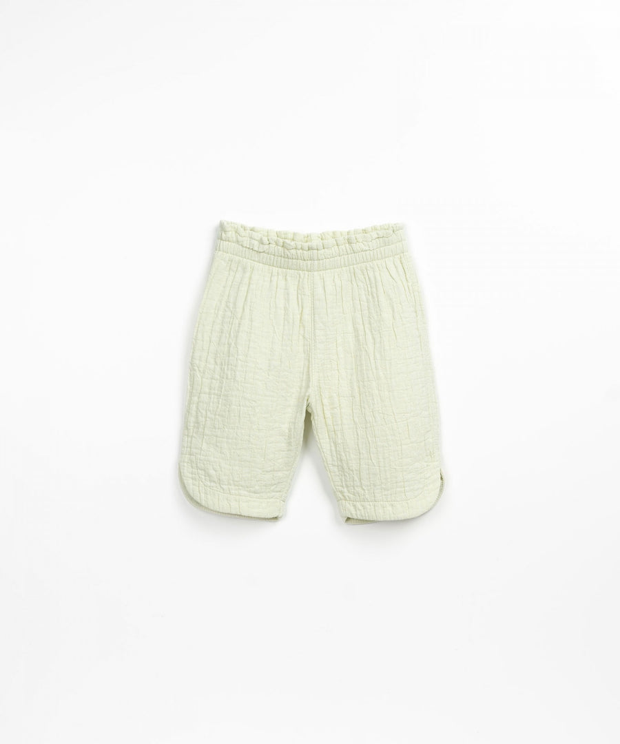 Woven trousers with elastic waist - Light green