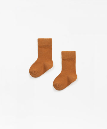 Ribbed socks - Terracota