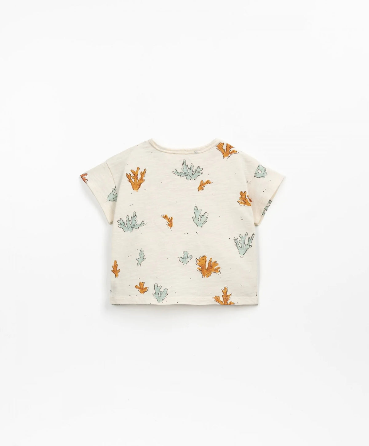 Organic Cotton T- shirt - Ivory Coral