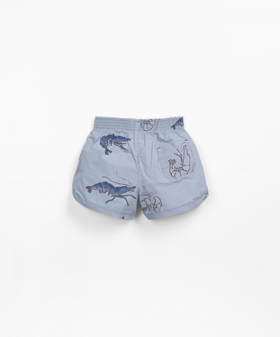 Swimming shorts with interior under pants - Blue Lobster