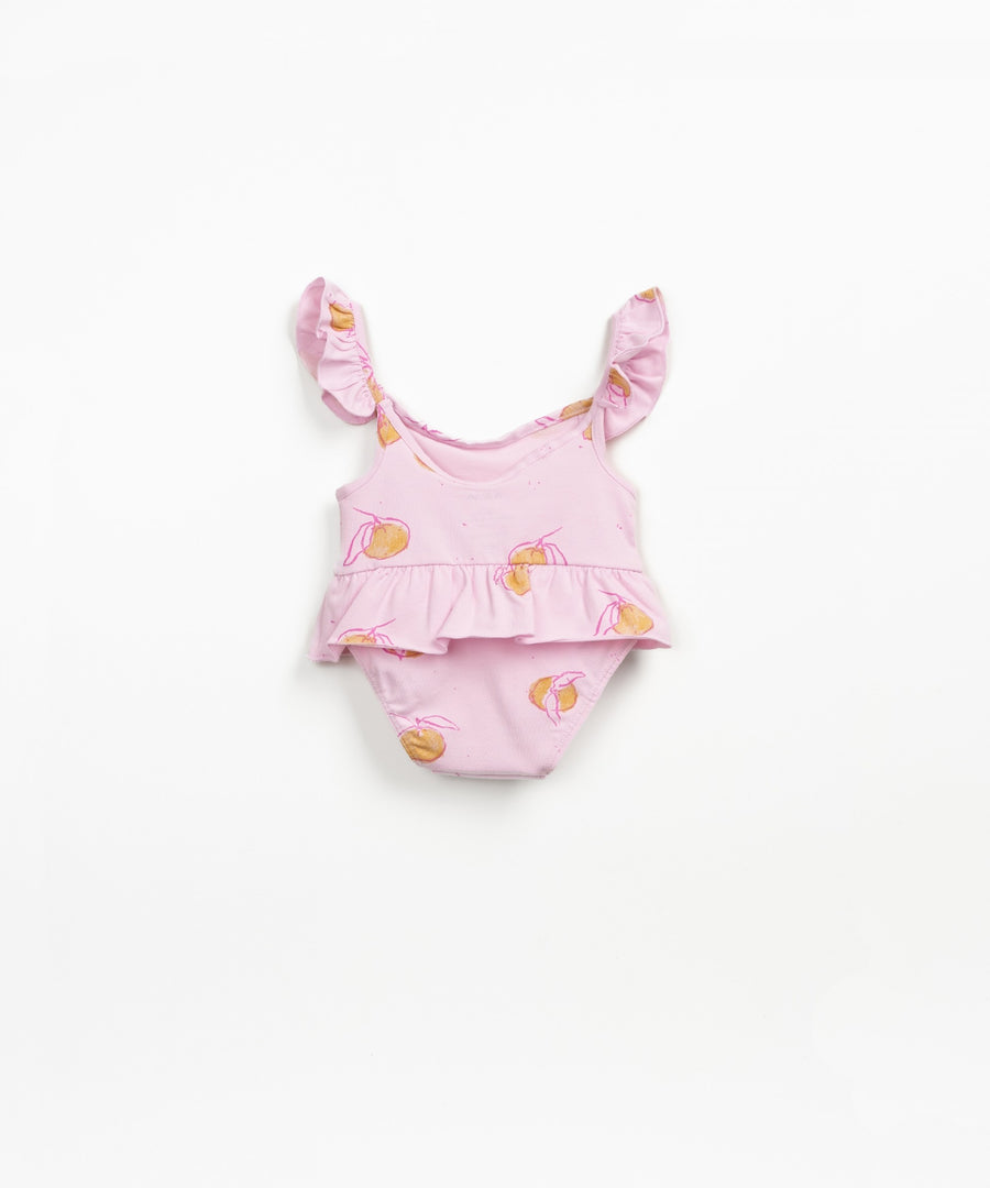 Swimsuit in Organic Cotton - Oranges