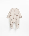 Jumpsuit with Snaps - Ivory Sheep