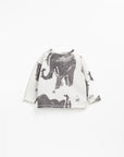 Flame T-shirt in organic cotton - Elephants